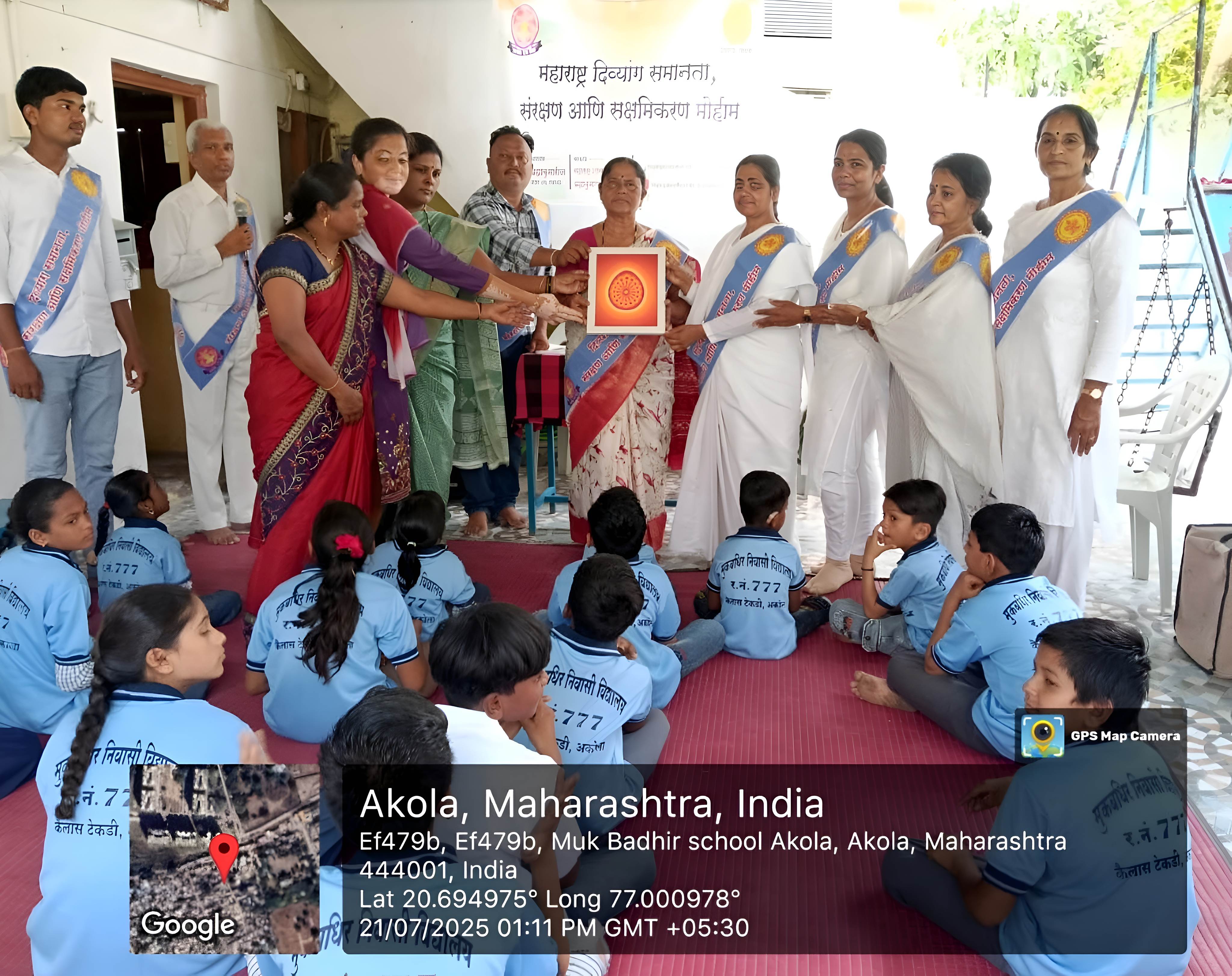 Various moments of daily activities and student participation at the school